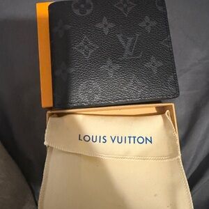 Louis Vuitton Monogram Black Card Holder